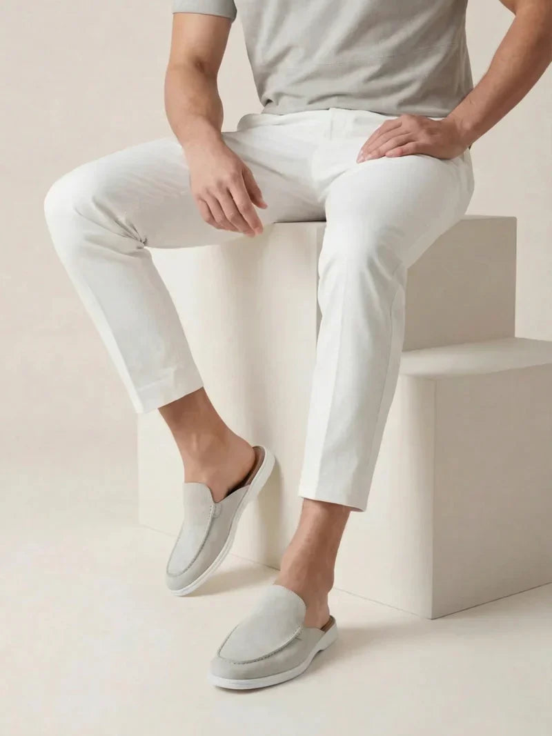 White Suède Mocasines