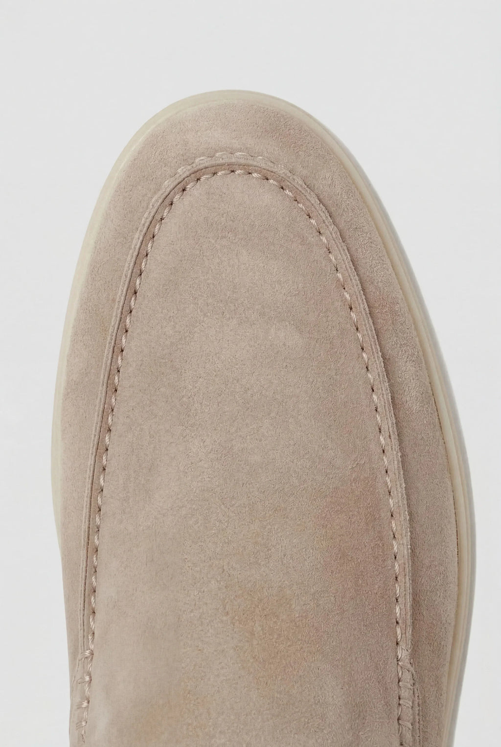 Beige Suède Mocasines