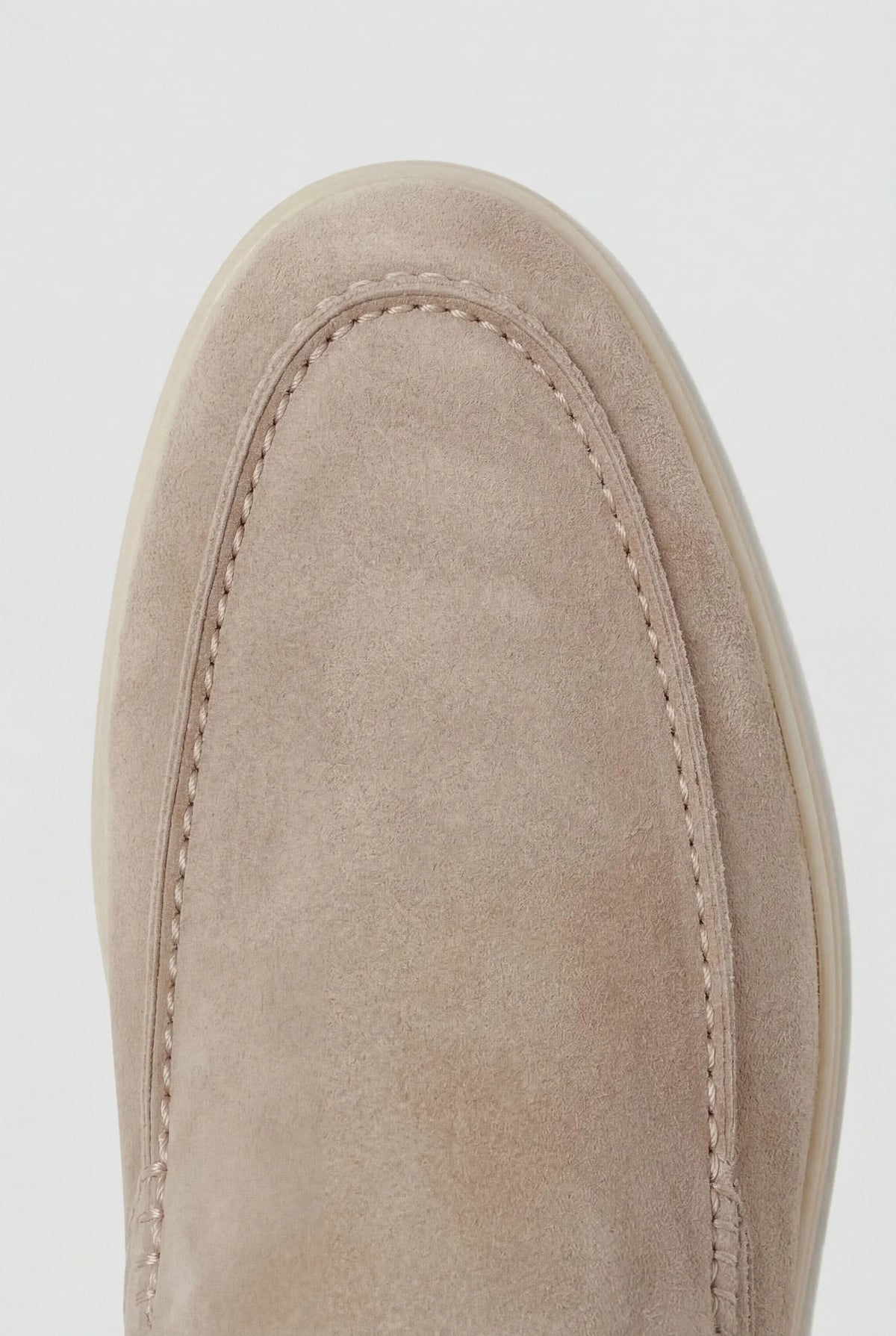 Beige Suède Mocasines