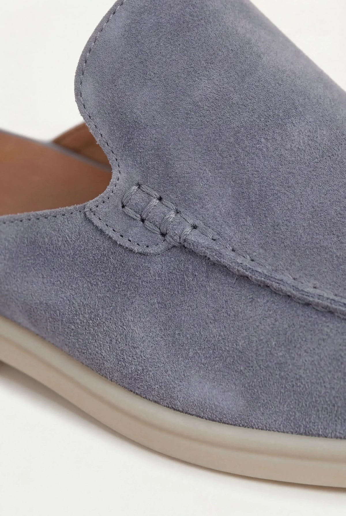 Blue Suede Mocasines