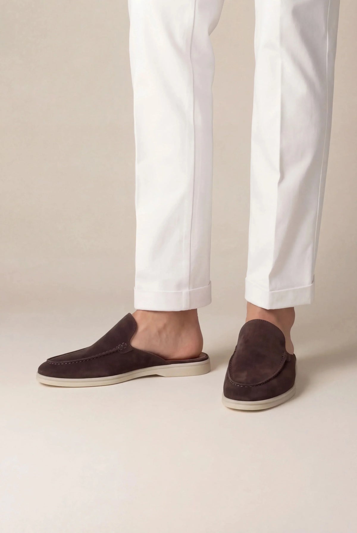 Brown Suède Mocasines