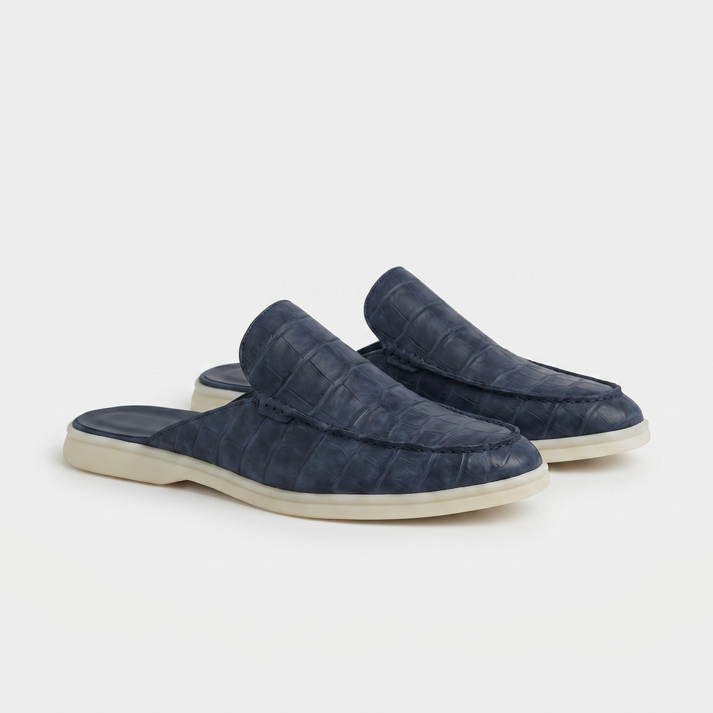 Mocasín Azul Marino Coco| Edición Limitada